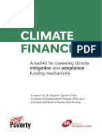 Climate Finance: A Tool-Kit For Assessing Climate Mitigation and Adaptation Funding Mechanisms