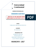 Proyecto de Mejoramiento e Implementacion