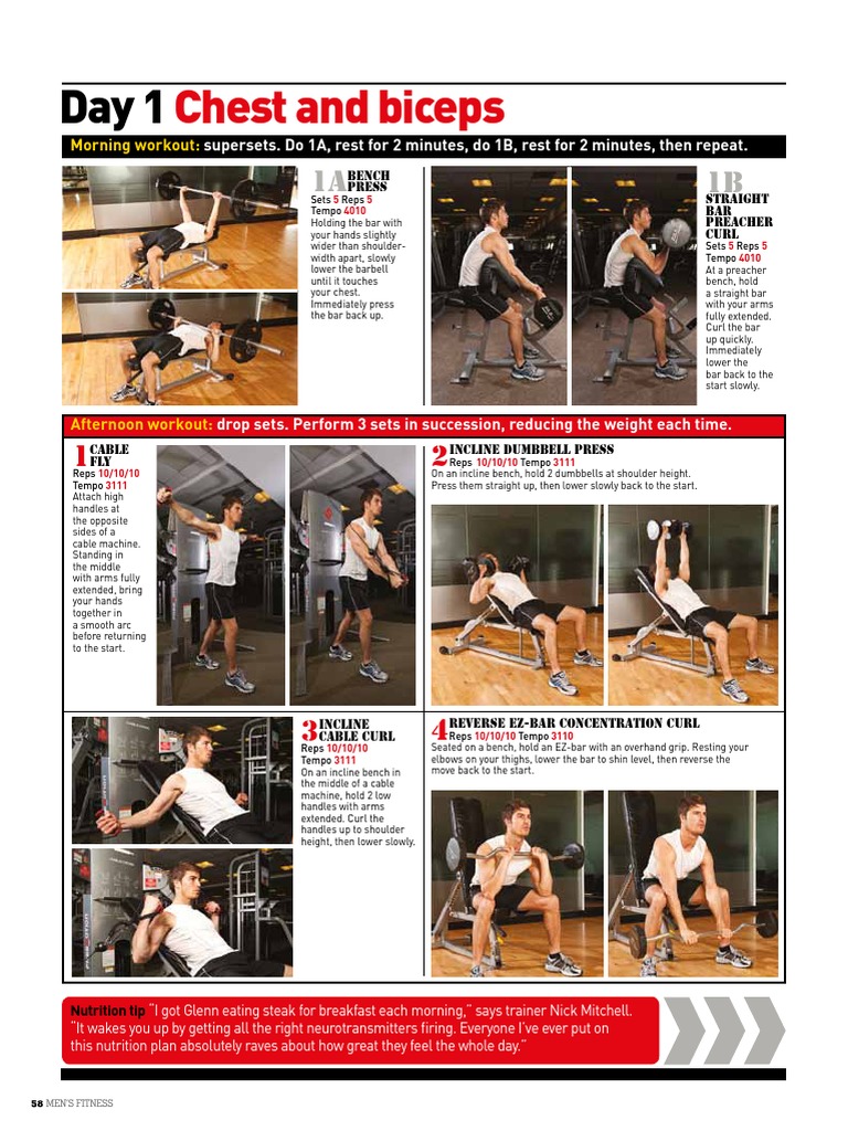 6-Day Muscle-Building Workout Plan | PDF | Musculoskeletal System ...