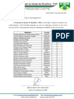 FKR 002-17 Credenciamento Estadual de Ábitros Da FKR