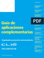 Sony Clie PEG-NR70V - Guia de Aplicaciones Complementarias