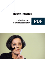 Herta Müller Präsentation - Njemacka Ljubavna Lirika I