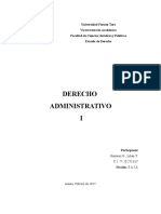 La Organización Del Estado Derecho Administrativo
