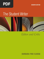 Download The Student Writer 7th edition 2006pdf by shafijan SN340866749 doc pdf