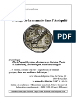 Poster Numismatique