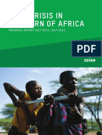 Food Crisis in The Horn of Africa: Progress Report, July 2011 - July 2012