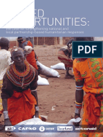 Missed Opportunities: The Case For Strengthening National and Local Partnership-Based Humanitarian Responses