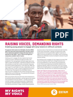 Raising Voices, Demanding Rights: Enabling Young People To Engage With Duty-Bearers in Difficult Contexts