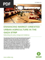 Enhancing Market-Oriented Urban Agriculture in the Gaza Strip