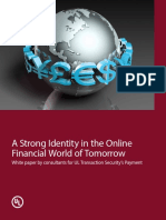 A Strong Identity in The Online Financial World of Tomorrow