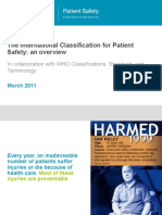 The International Classification For Patient Safety: An Overview