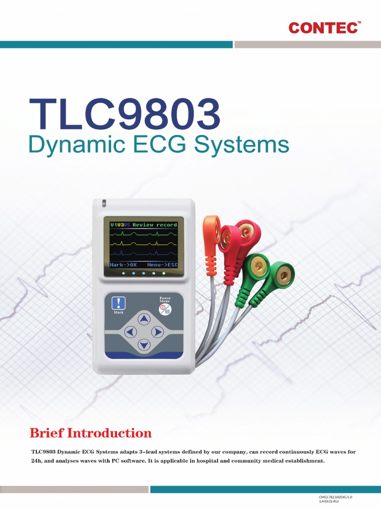 Brochure Holter Contec TLC9803-En | PDF