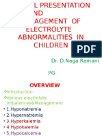 Electrolyte Abnormalities in Children Ramanai