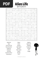 Alien Word Search