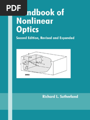 Crc Handbook Of Nonlinear Optics Second 2ed 03 Pdf Pdf Nonlinear Optics Waves