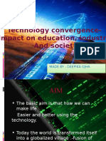 Technology convergence- Interconnection of digital technologies 