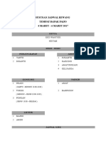 Susunan Jadwal Rewang