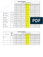 Sample ISO 9001 - 2015 Process - Clause Correlation Matrix