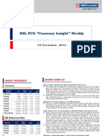 HSL PCG "Currency Insight"-Weekly: 03 December, 2016