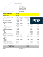 Bulletin de Salaire