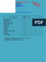 Lista Pret Calitatea A 2 A