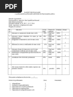 Raport Evaluare Inspector Stare Civila