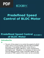 Predefined Speed Control of BLDC Motor