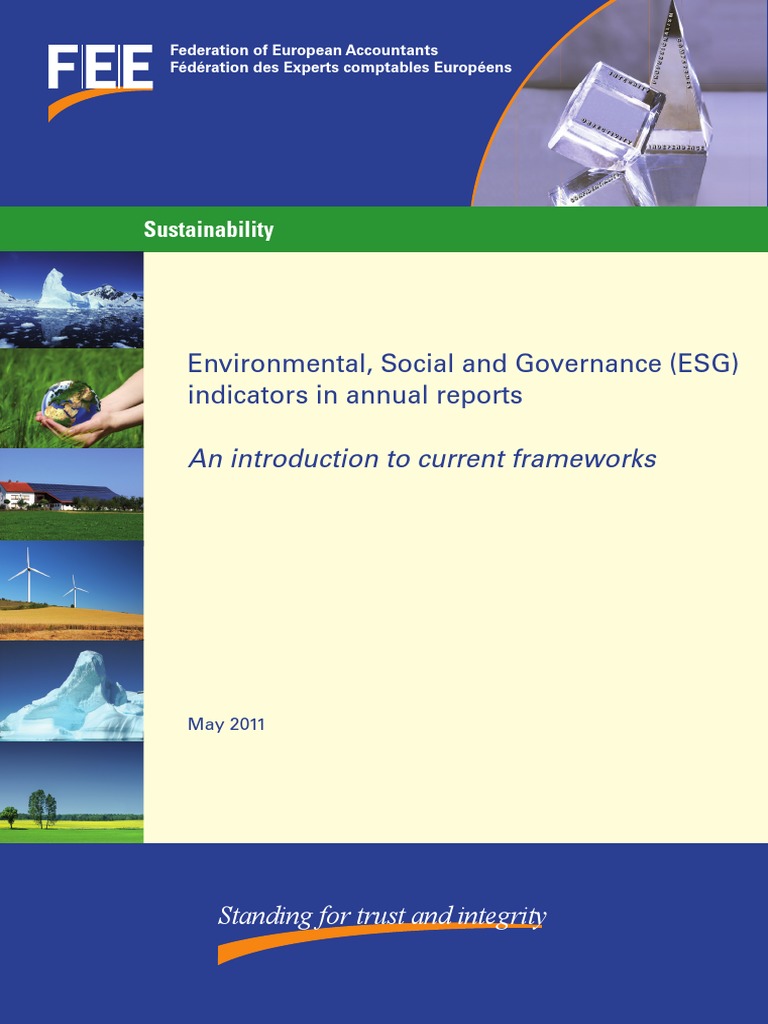 ESG Indicators in Annual Reports an Introduction to Current Frameworks