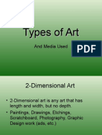 Types of 2D Art and Drawing Materials