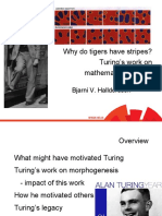 Turing's groundbreaking work on pattern formation in biology