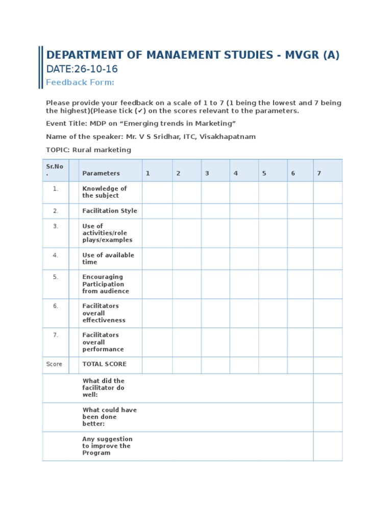 feedback-form-facilitator-human-resources