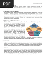 What Is An Information System (IS) ?: Systems Analysis and Design