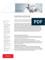 Oracle Workforce Management: Oracle Fusion Time and Labor