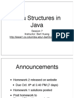 Data Structures in Java: Session 7 Instructor: Bert Huang