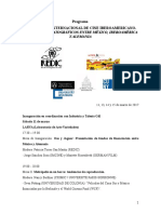 Programa 8vo Coloquio Internacional de Cine Iberoamericano