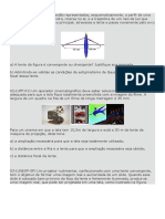 Lentes ópticas: propriedades e aplicações