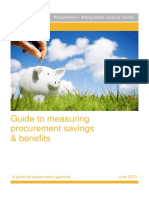 Guide To Measuring Procurement Savings