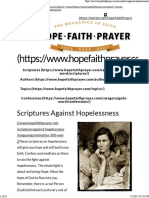 Scriptures Against Hopelessness _ HopeFaithPrayer