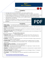 probability unit parent letter