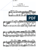 Bach - Cantata BWV 1 - Vocal Score PDF