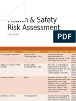 Health & Safety Risk Assessment