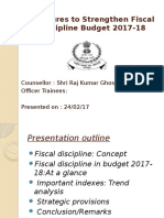 Measures to Strengthen Fiscal Discipline