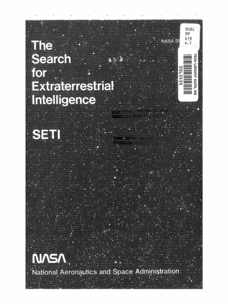 NASA TheSearchForExtraterrestrialIntelligence (SETI) PDF | PDF | Search ...