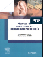 Manual de Anestesia en Odontoestomatologia