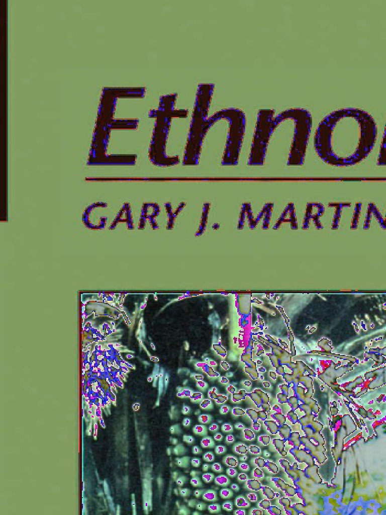 Ethnobotany. Methods Martin1995 PDF Ethnobotany Conservation Biology