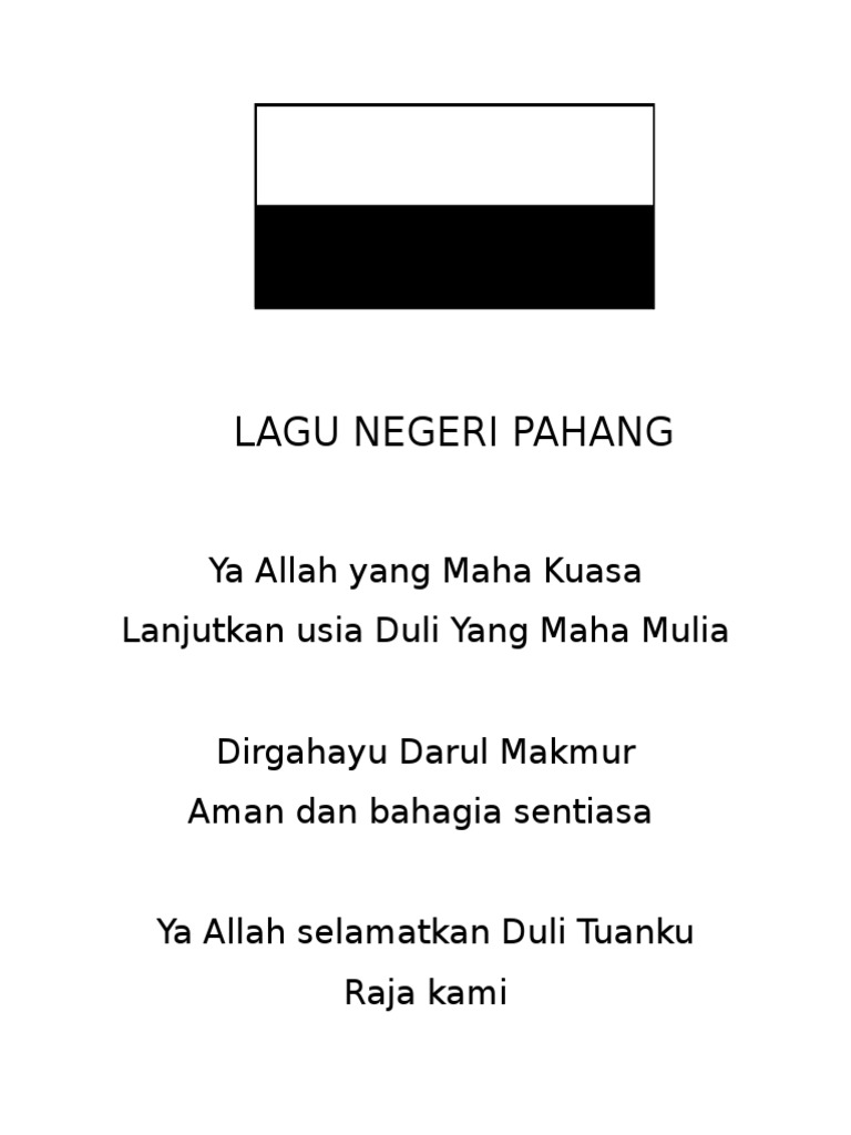 Lagu Negeri Pahang