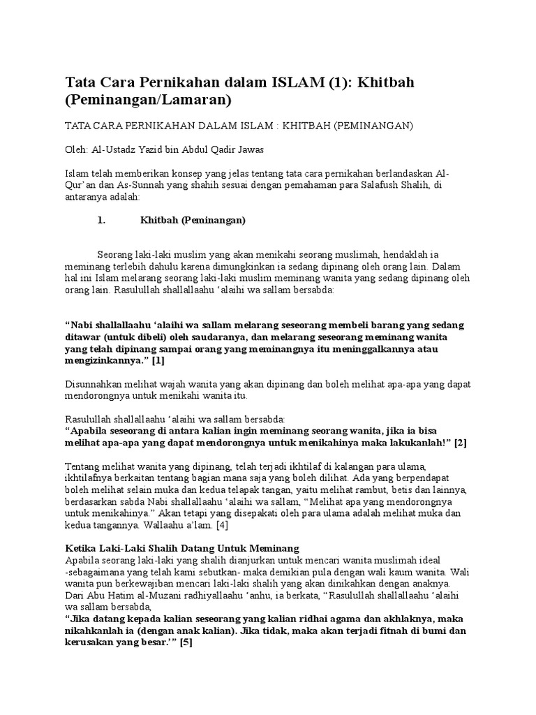 talqin dalam agama islam prosesi pengantin menikah