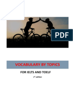 Vocabulary by Topics For IELTS and TOEFL PDF