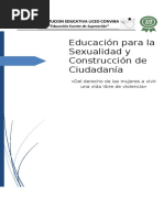 Proyecto Ed. Sexual