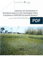 Improving The Productivity and Sustainability of Rice-Wheat Systems of The Indo-Gangetic Plains